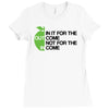 in it for the outcome Ladies Fitted T-Shirt