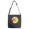 moon rocket Adjustable Strap Totes