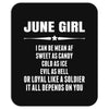 Super June Girl Mousepad