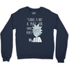not for smart people Crewneck Sweatshirt