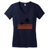 California Women's V-Neck T-Shirt