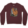 polygon fox graphic Crewneck Sweatshirt