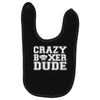 crazy boxer dude Baby Bibs