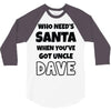 secret santa 3/4 Sleeve Shirt