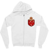 christmas cookie pocket Zipper Hoodie