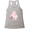 totoro with asian landscape Racerback Tank