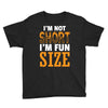 I Am Not Short I Am Fun Size Youth Tee