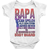 papa   body guard Baby Onesie