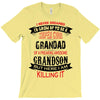 Super Cool Grandad Of A Freaking Awesome Grandson T-Shirt