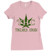 THC Toke Hold Cough T-Shirt Ladies Fitted T-Shirt