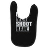 real men shoot raw Baby Bibs