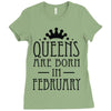 queens are born in february (2) Ladies Fitted T-Shirt