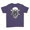 butter skull black Youth Tee