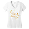 pilze magic mushroom wald natur nature psy psycho trip Women's V-Neck T-Shirt