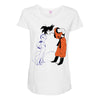 goku vs freeza 2 Maternity Scoop Neck T-shirt