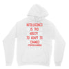 adapt or die encoded (white) Unisex Hoodie