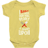 i bake because punching people is frowned upon Baby Onesie