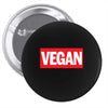 marvel logo parody vegan Pin-back button