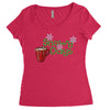 snowy days Women's Triblend Scoop T-shirt