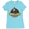 sasquatch hunter Ladies Fitted T-Shirt