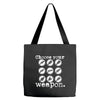 choose your weapon guitar Tote Bags