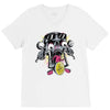 skull biker V-Neck Tee