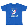 january  born unicorns Toddler T-shirt