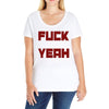 fuck yeah Ladies Curvy T-Shirt