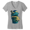 totoro Women's V-Neck T-Shirt