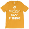keep calm bass fishing T-Shirt