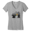 pacifist plumber Women's V-Neck T-Shirt