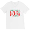 merry christmas ya filthy animal V-Neck Tee