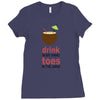 drink in my hand Ladies Fitted T-Shirt