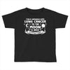 I Love Someone with Lung Cancer to The Moon and Back to Infinity Toddler T-shirt