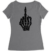 Flipping Someone Off Women's Triblend Scoop T-shirt