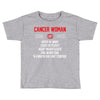 Cancer Woman Toddler T-shirt