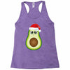 santa avocado Racerback Tank