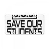 S.O.S. Save Our Students License Plate