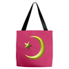 gay pride star and crescent Tote Bags
