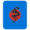 sun dragon with pearl   black red white Mousepad