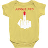 jungle red Baby Onesie