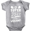 Be A Super Hero For Animals Go Vegan! Baby Bodysuit