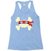 ninja pirate jolly roger Racerback Tank