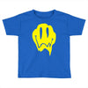 melting acid smiley face Toddler T-shirt