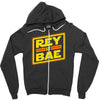 rey is bae Zipper Hoodie