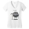 i am death Women's V-Neck T-Shirt