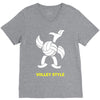 volleyball style sport funny gift present outdoor V-Neck Tee