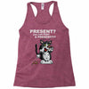 anxious cat Racerback Tank