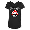 get a life Maternity Scoop Neck T-shirt
