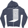 i warned you Zipper Hoodie